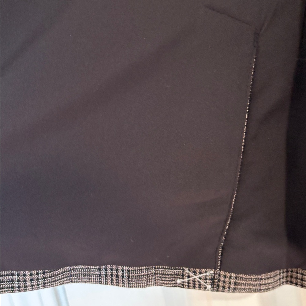 Ann Taylor Brown Plaid One Button Blazer - Picture 8 of 11